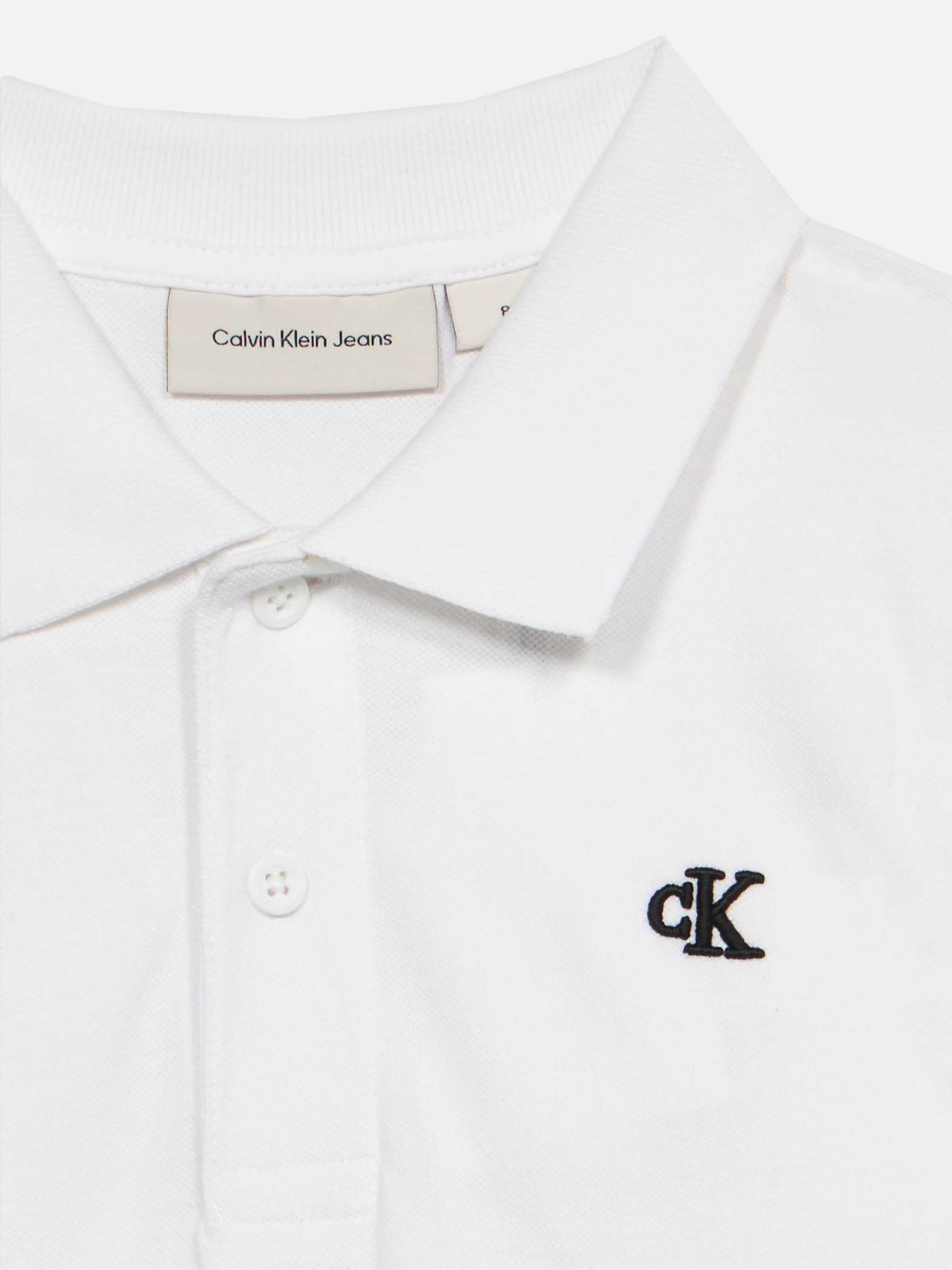 Calvin Klein Jeans Футболка в белом цвете — фото 3