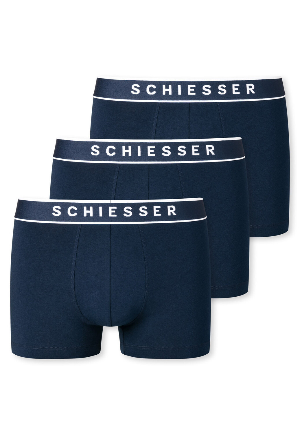 

Боксеры Schiesser Boxershort 3 шт, темно-синий
