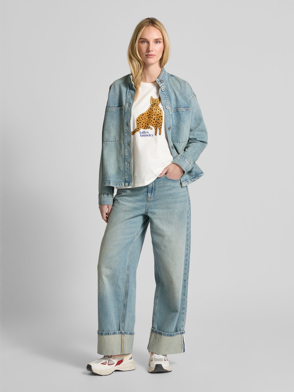 

Футболка с этикеткой, модель «Рома» LOLLYS LAUNDRY, белый