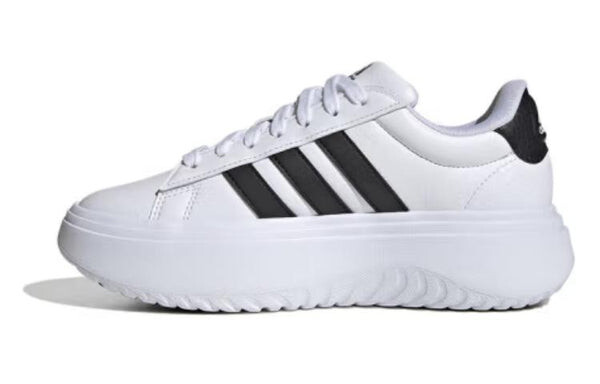 Кроссовки grand court platform shoes Adidas, белый — фото 2