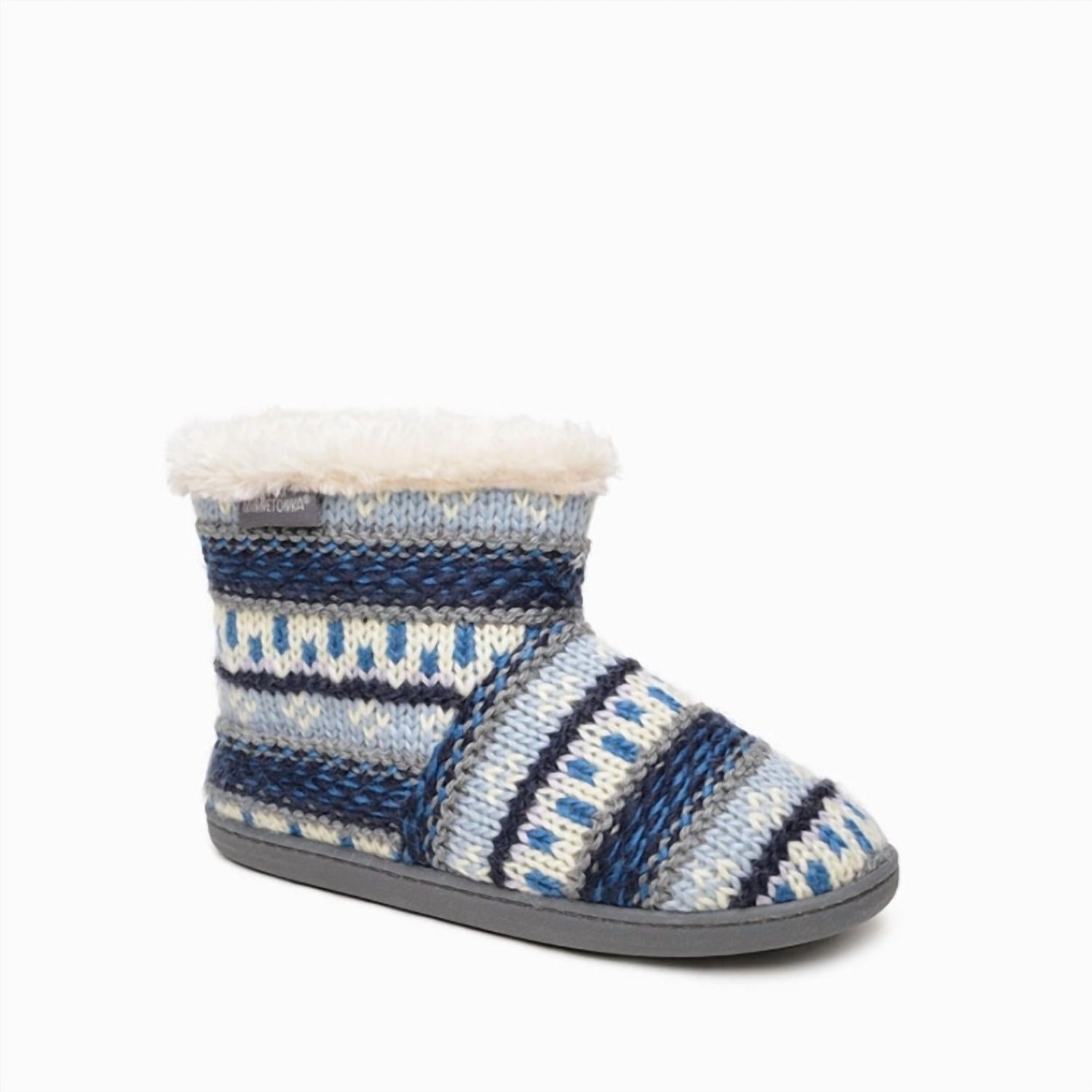 Женские тапочки Betty, цвет: синий, многоцветный Minnetonka