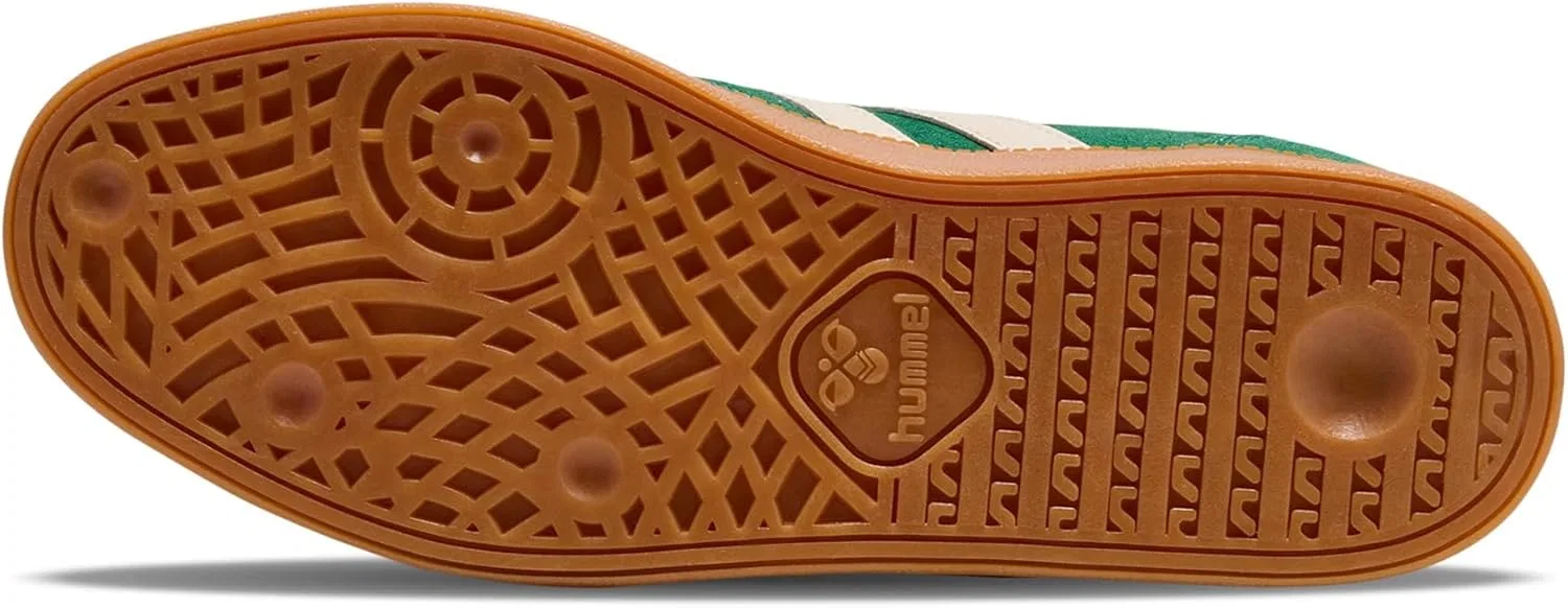 Кроссовки для гандбола Hummel из синтетической замши, зеленые, артикул 222812-6170 — фото 4