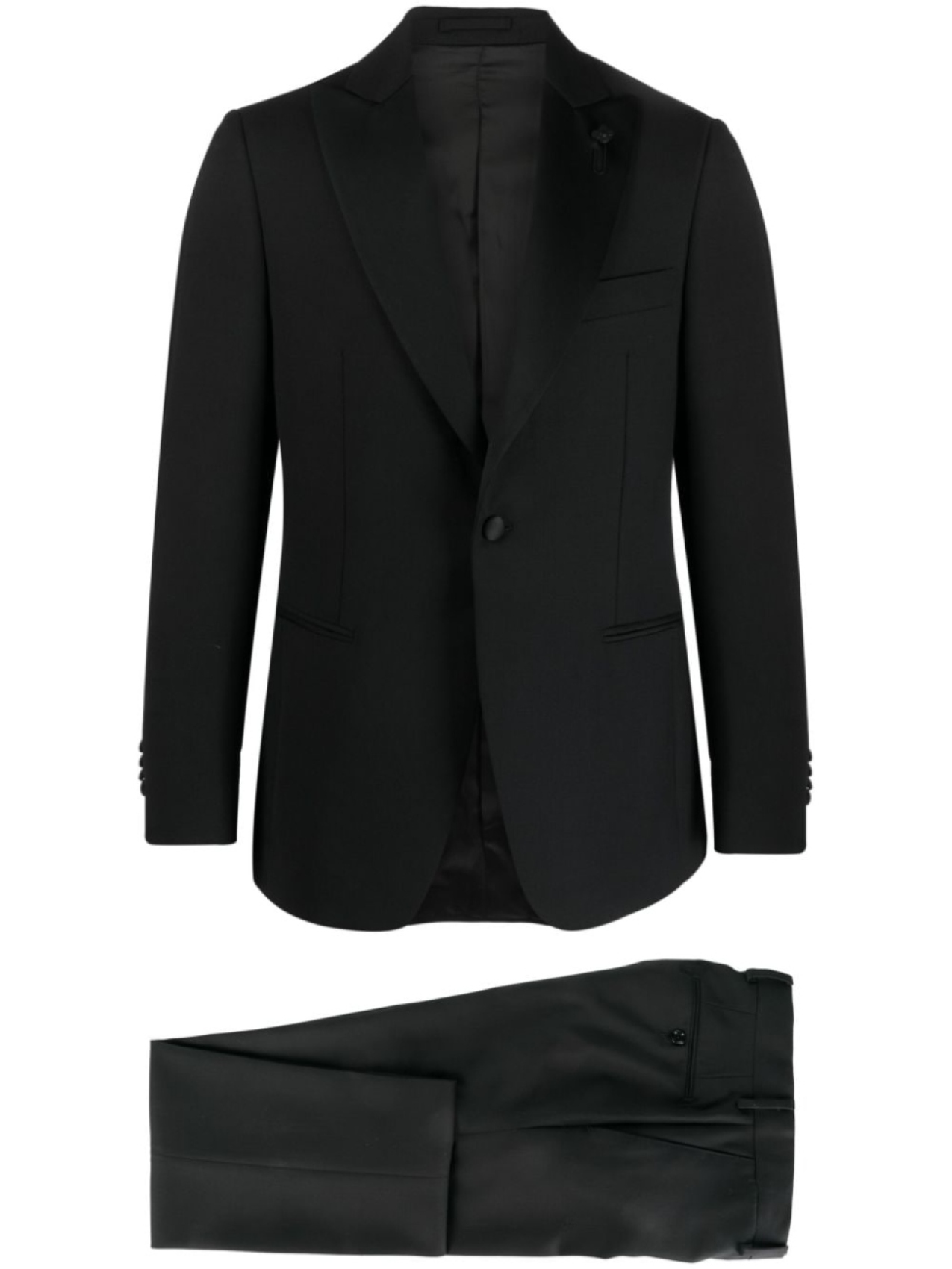 

Lardini single-breasted suit, черный