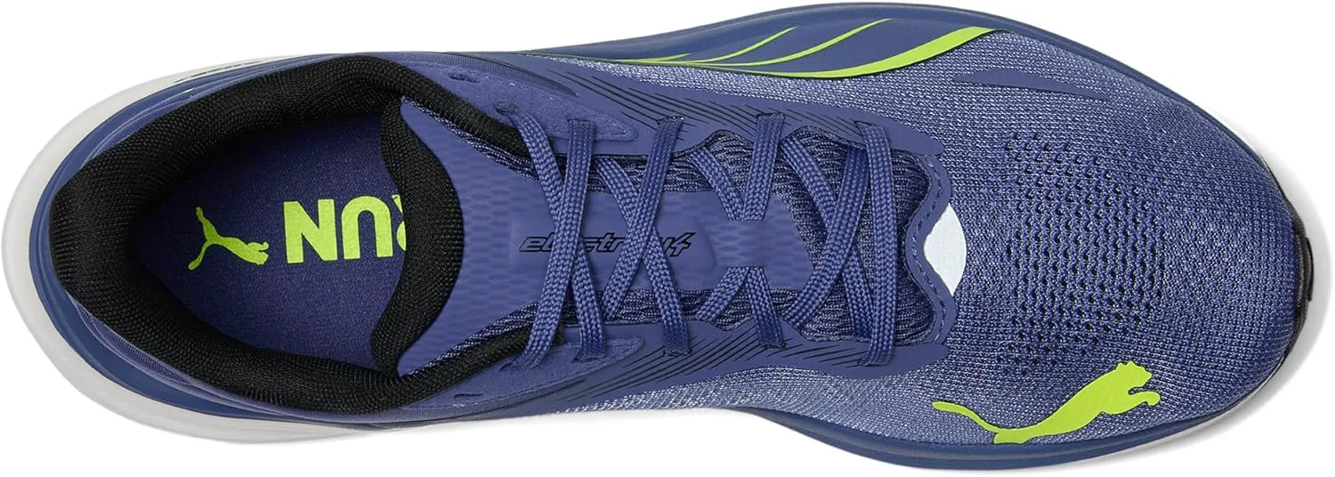 Мужские беговые кроссовки Puma Electrify Nitro 4, синий/желтый — фото 2