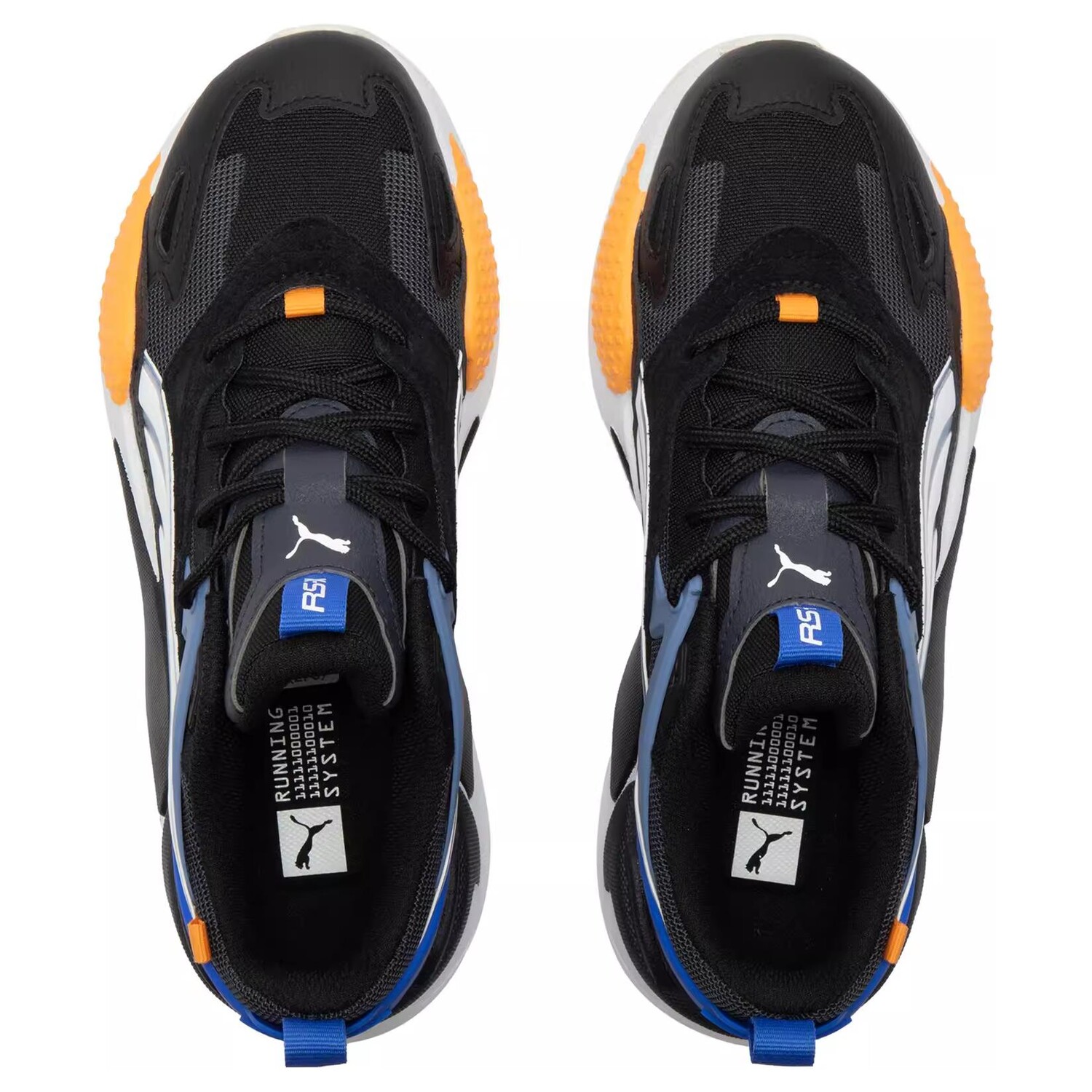 Массивные кроссовки Puma RS-X унисекс, Black/Gray — фото 2