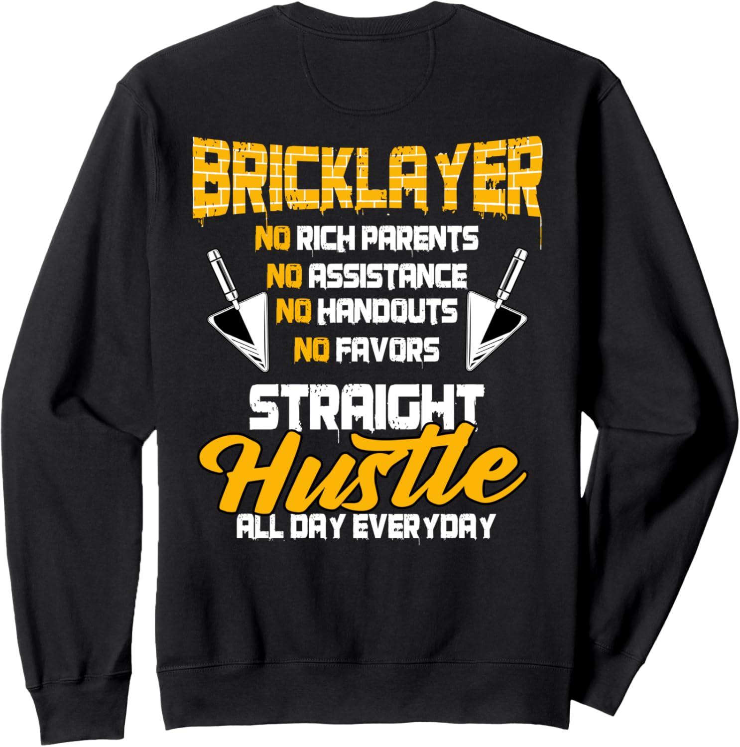 

Толстовка с изображением каменщика и кирпичника на спине, черная Bricklayer'S Gift, Черный, Толстовка с изображением каменщика и кирпичника на спине, черная Bricklayer'S Gift