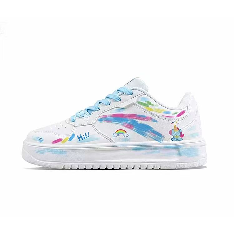 

Легкие скейтерские кроссовки Unisex с амортизацией, устойчивые к истиранию и скольжению, низкие ANTA, sky синий