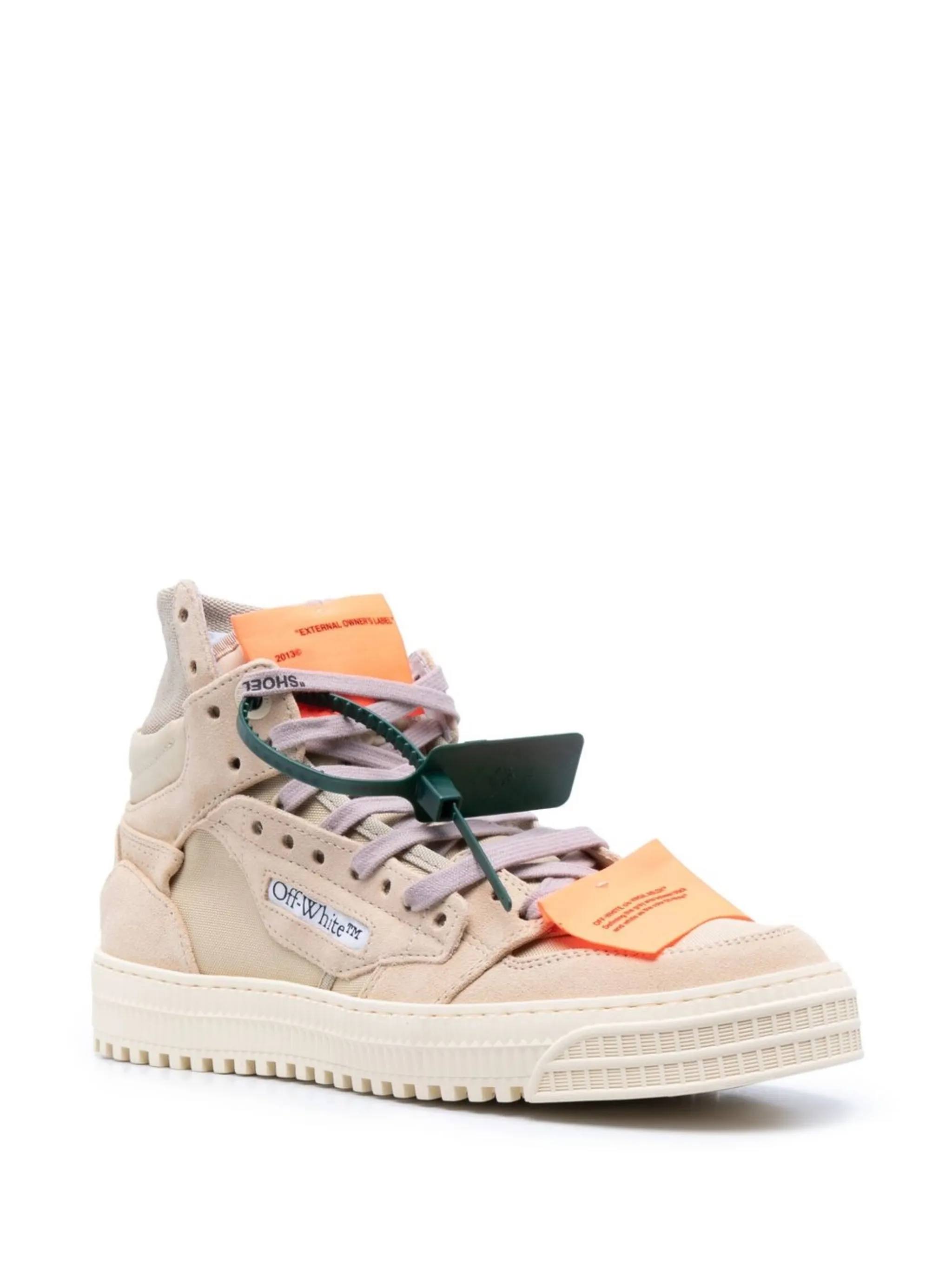 Высокие кроссовки Off-Court 3.0 Off-White, бежевый — фото 2