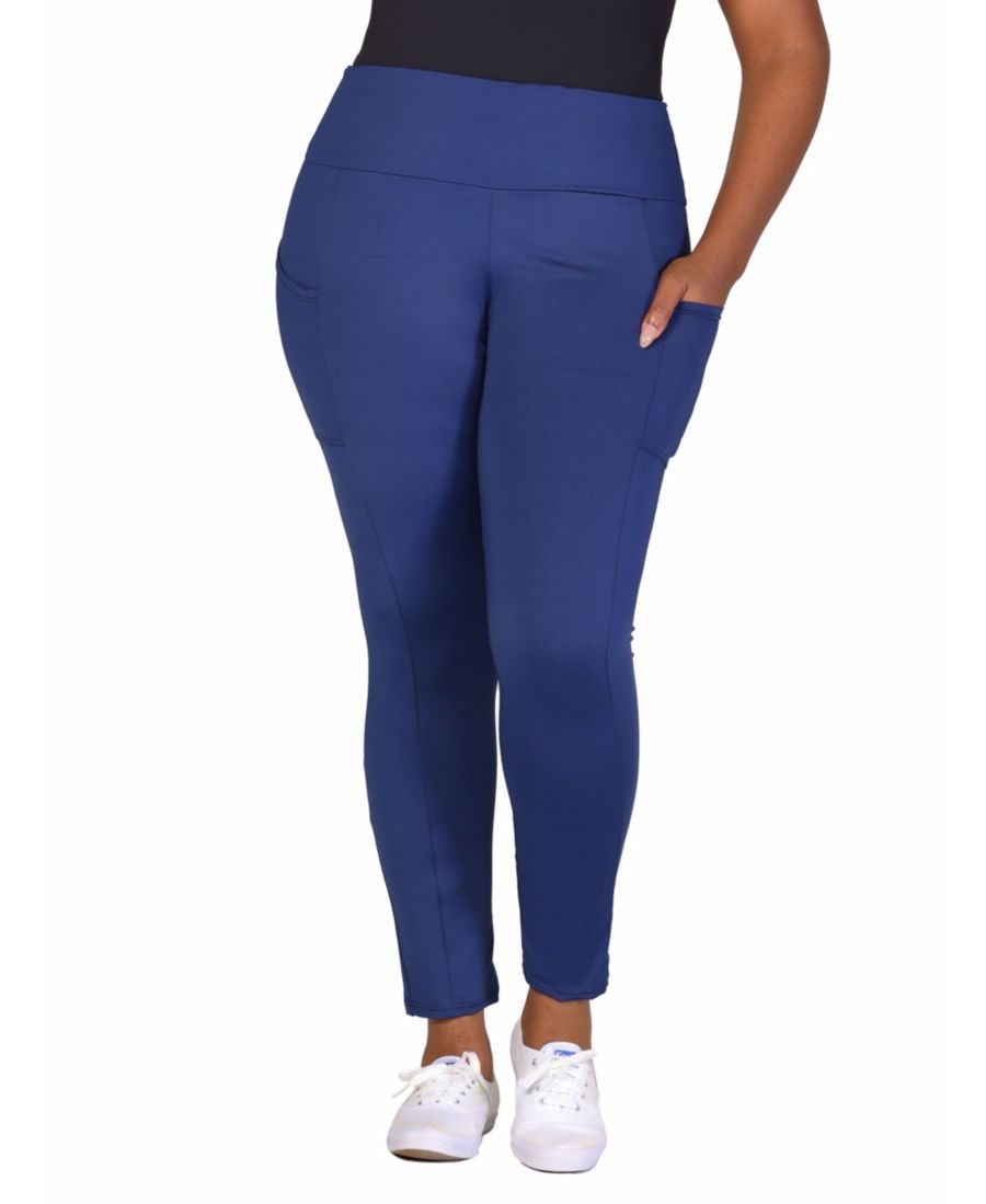 

Леггинсы больших размеров до щиколотки с боковым карманом 24seven Comfort Apparel, Navy