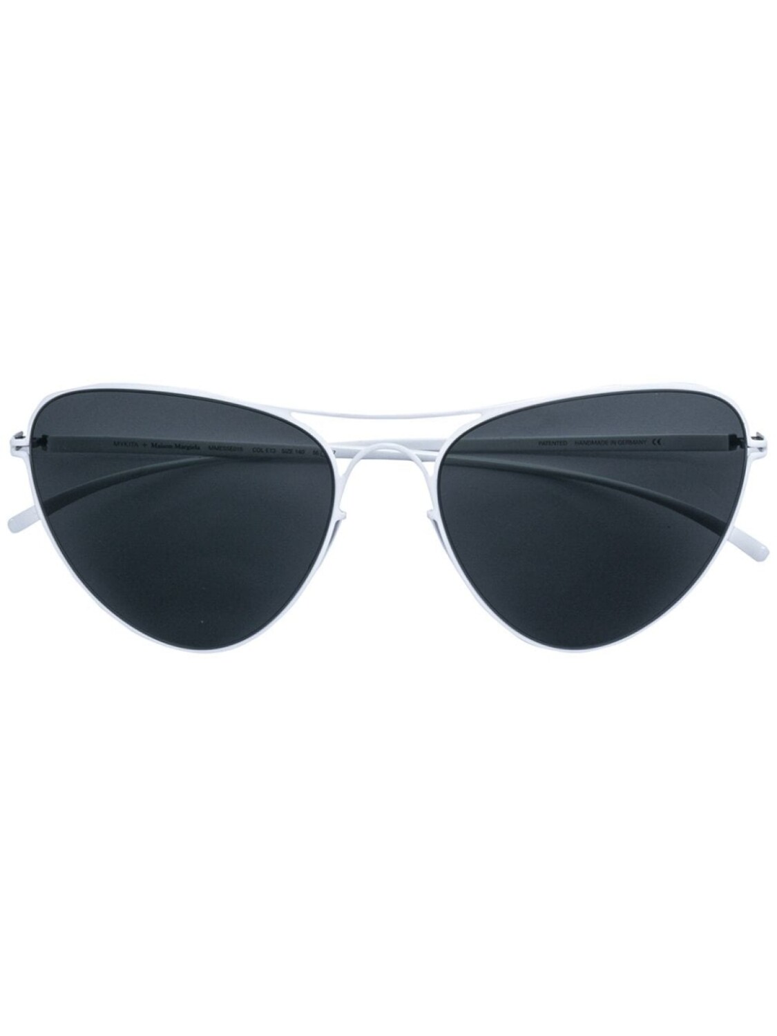 

Mykita солнцезащитные очки-авиаторы в оправе 'кошачий глаз', белый