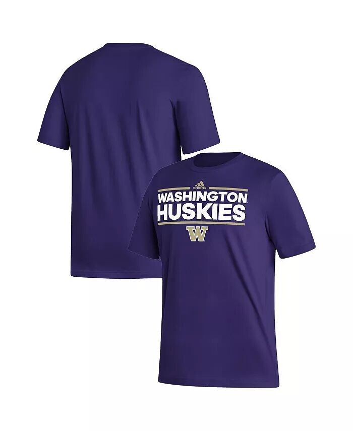 

Мужская фиолетовая футболка Washington Huskies Dassler Fresh adidas