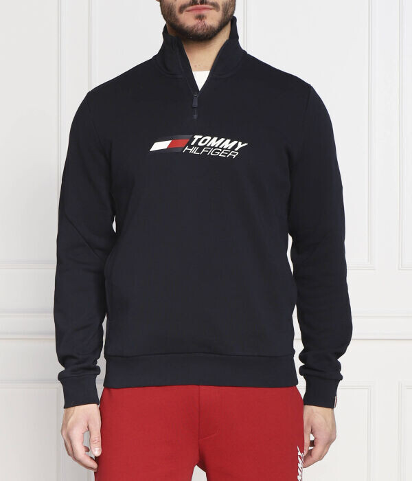 

Толстовка мужская Tommy Sport с воротником на молнии, синий