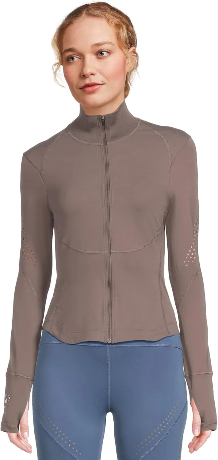 Женская тренировочная куртка adidas by Stella McCartney, Charcoal