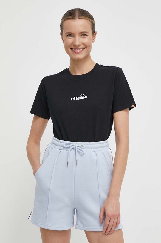 

Хлопковая футболка Ellesse, черный