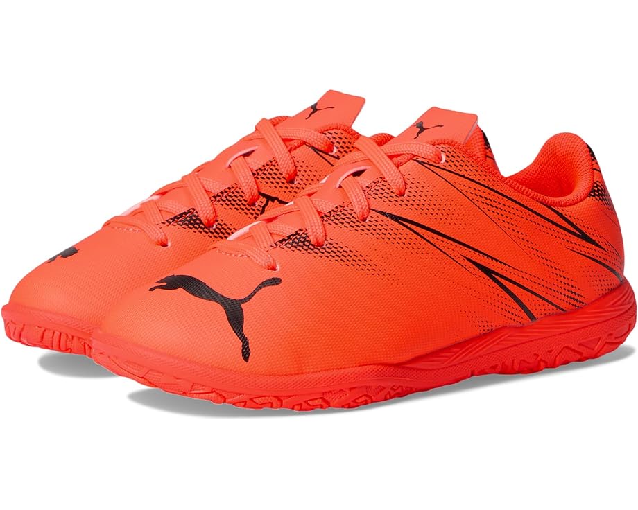 

Кроссовки PUMA Kids Attacanto Indoor Training, цвет Glowing Red/PUMA Black