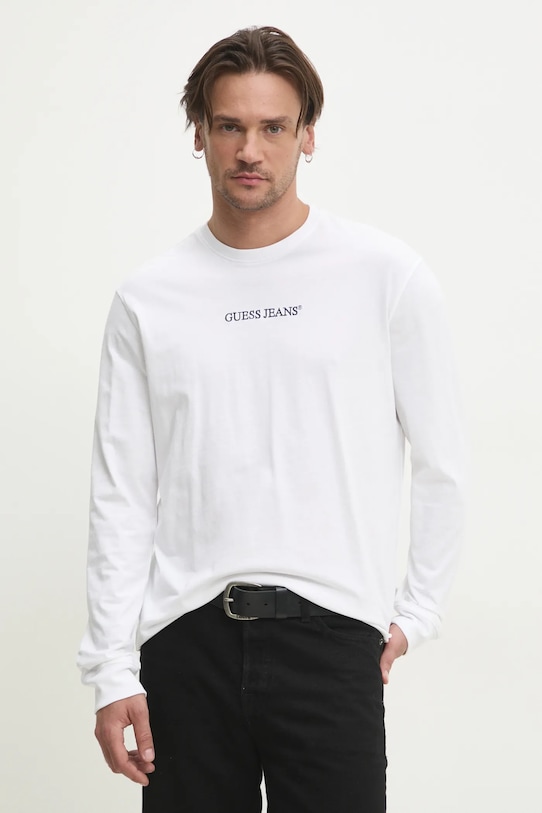 

Хлопковая водолазка Guess Jeans, белый