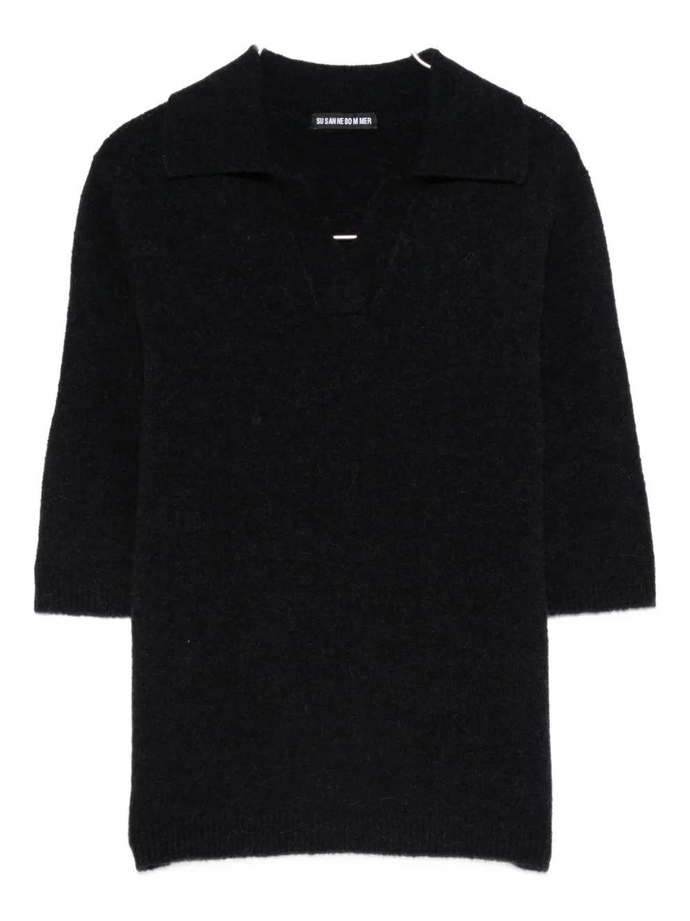 

Трикотажный топ с короткими рукавами Susanne Bommer, синий