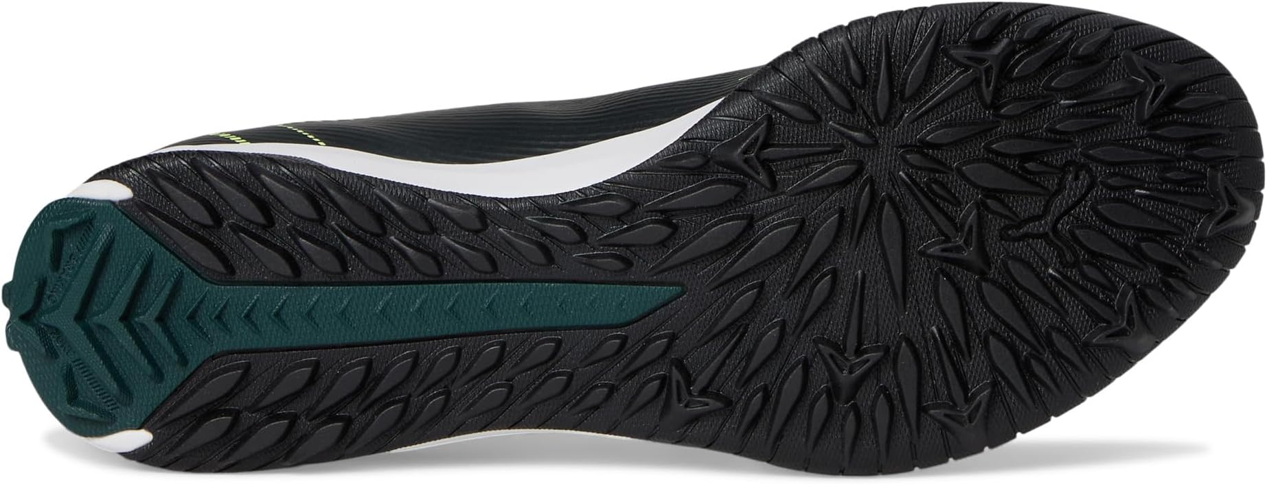 Кроссовки PUMA Ultra 6 Match Turf Trainer Soccer Cleats, цвет Black/Fizzy Light/Green Terrain — фото 3