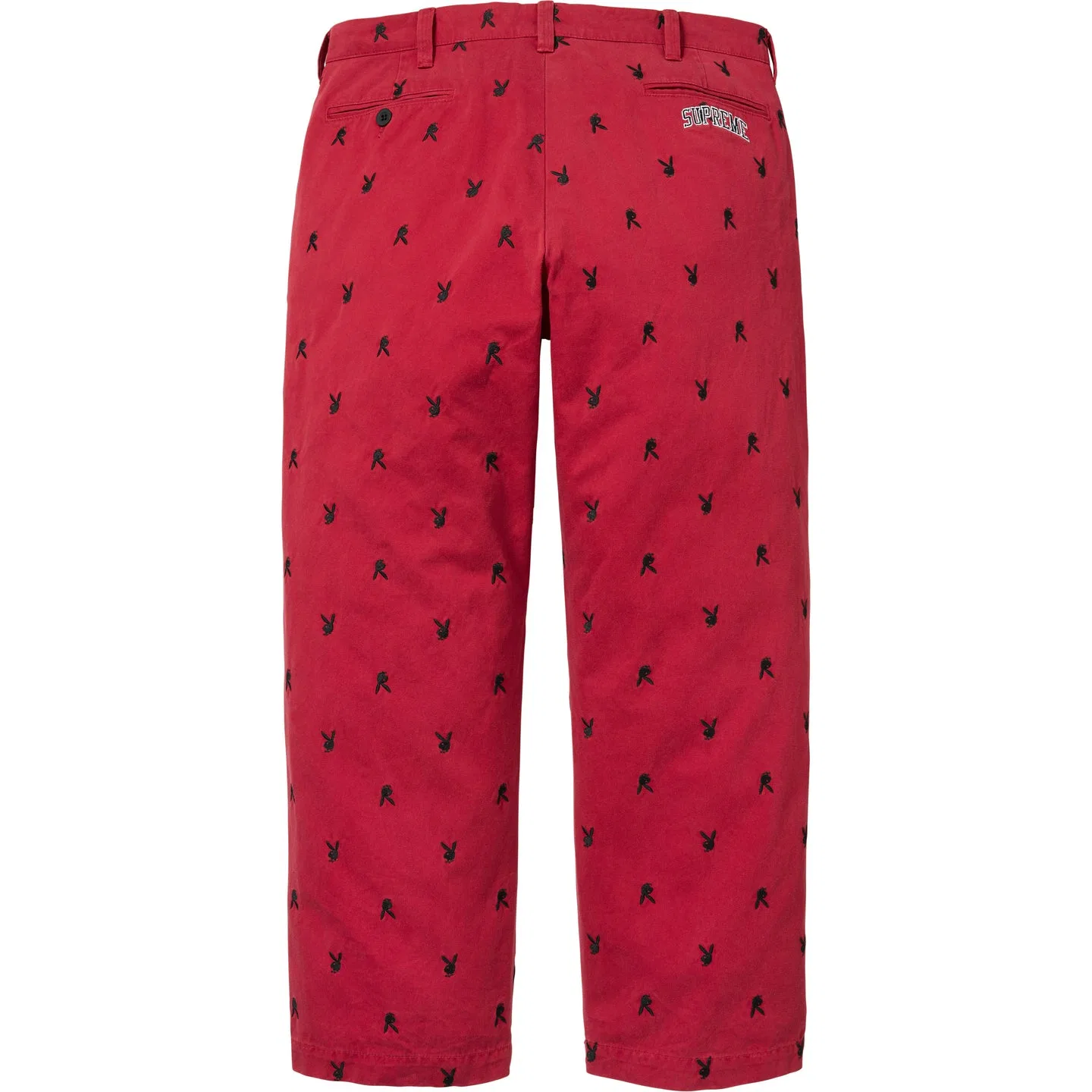 Повседневные брюки Supreme x Playboy SS26 WEEK11 Chino Pant хаки — фото 4
