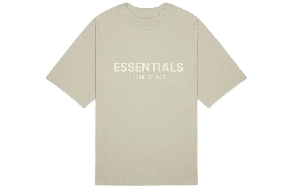 

Fear Of God Essentials Футболка детская SS22 серо-зеленая