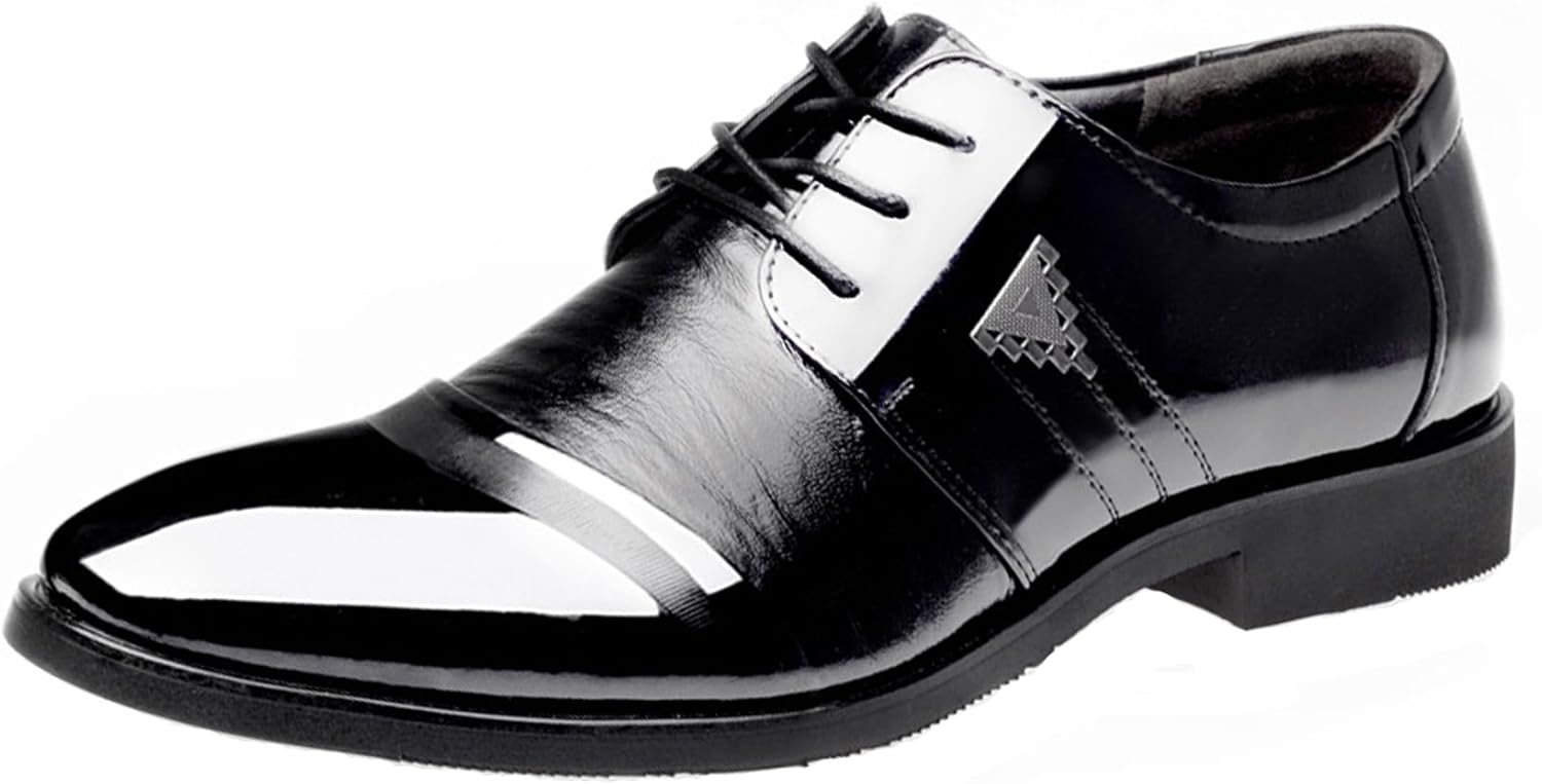 

Мужские туфли ADMLZQQ Оксфорды Формальные деловые туфли для мужчин, черный