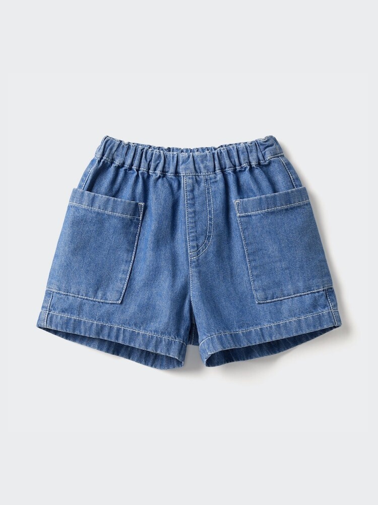 

Джинсовые легкие шорты Uniqlo, цвет 65 синий