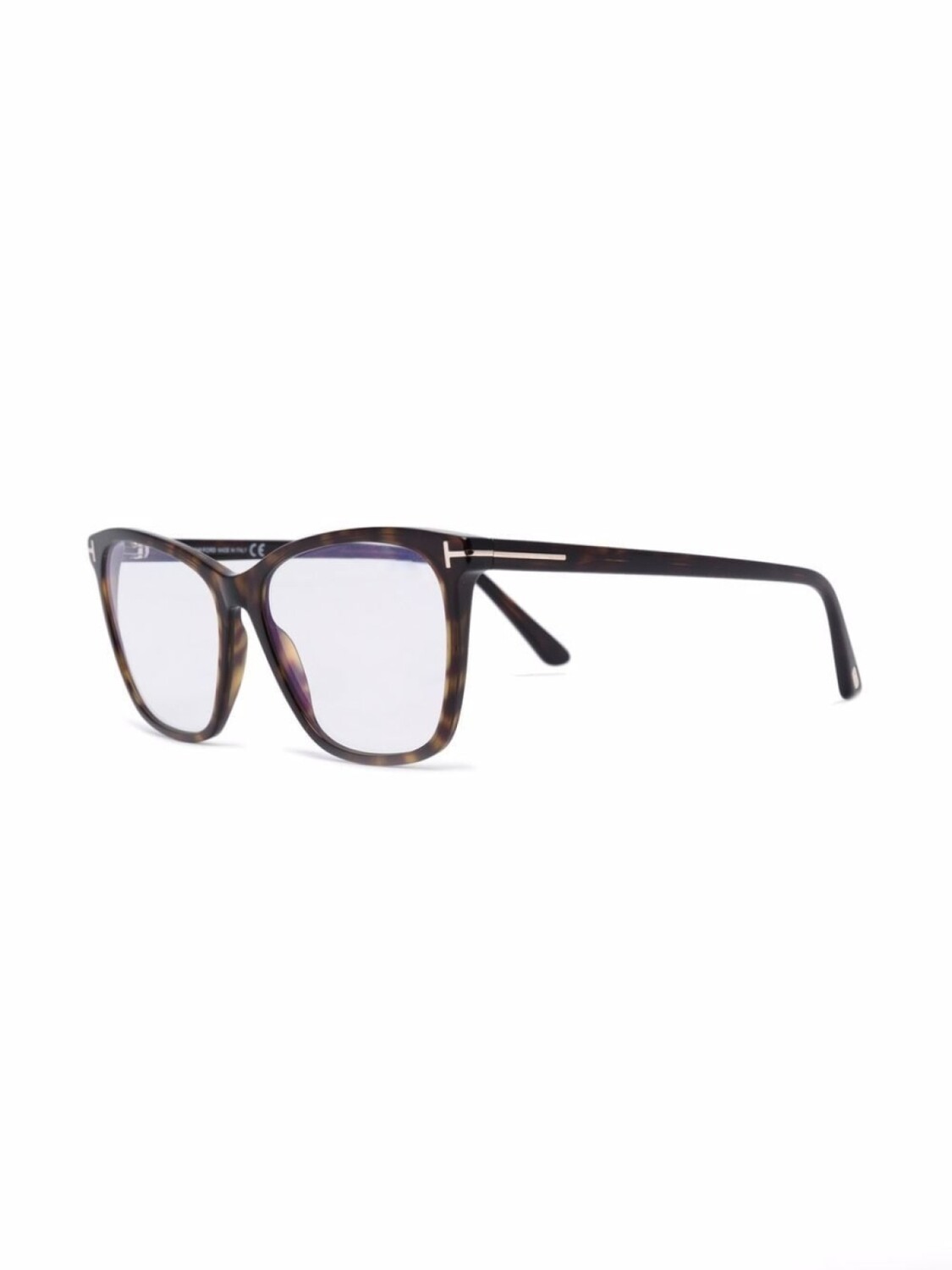 

TOM FORD Eyewear очки в квадратной оправе черепаховой расцветки, коричневый