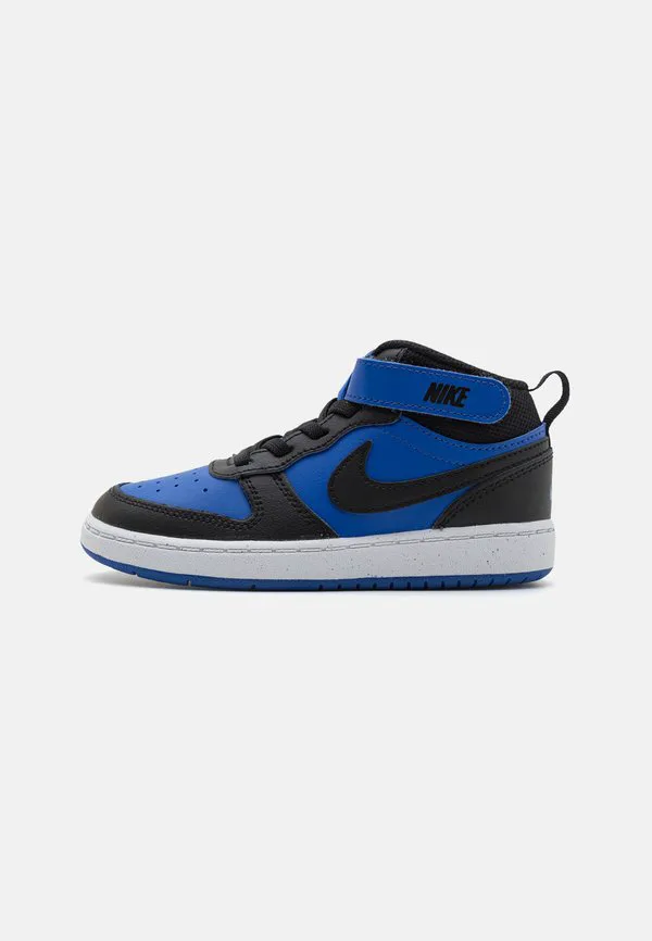 Кроссовки court borough mid 2 hightop Nike Sportswear, Game Royal/Black/White