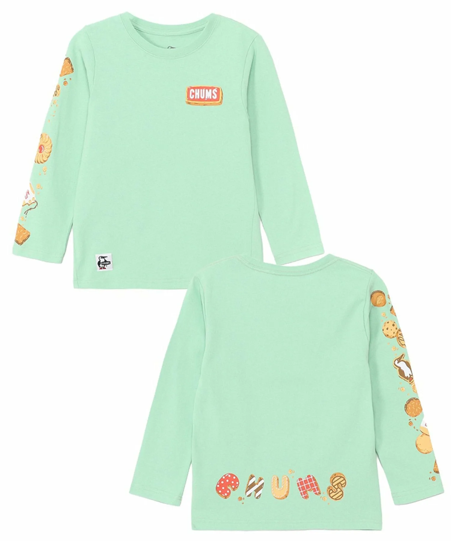 Детская футболка Booby Cookies Brushed L/ST [L/K] Chums, mint