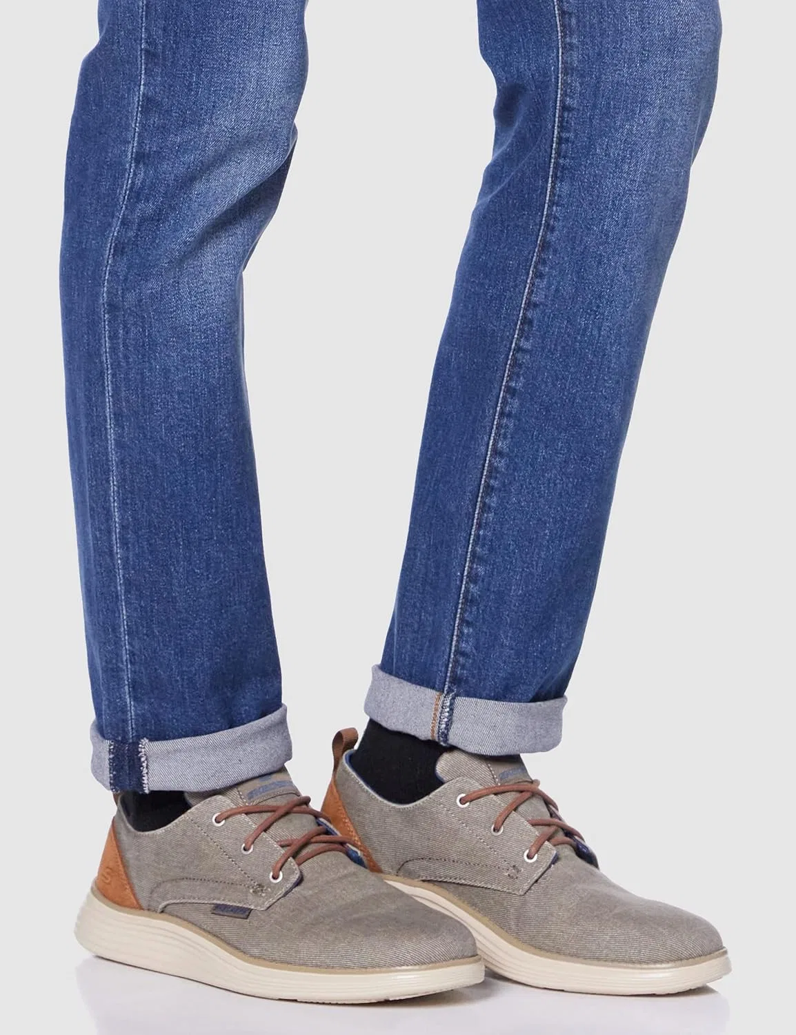 Мужские кроссовки SKECHERS Status 2.0 Pexton Oxford, черные, размер S — фото 2