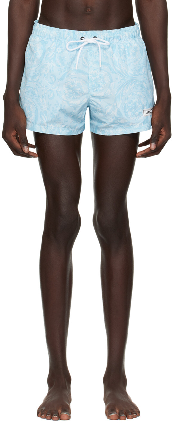 

Плавки-шорты Blue Barocco Versace Underwear