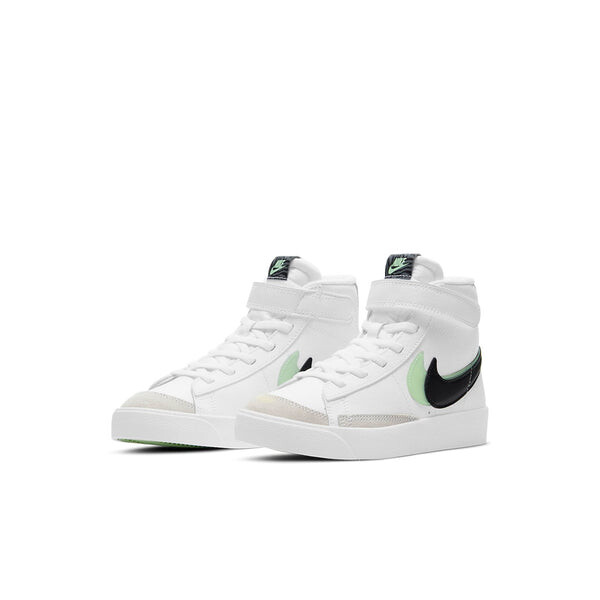 Кроссовки blazer mid '77 se 'double swoosh - white vapor green' Nike, черный — фото 3