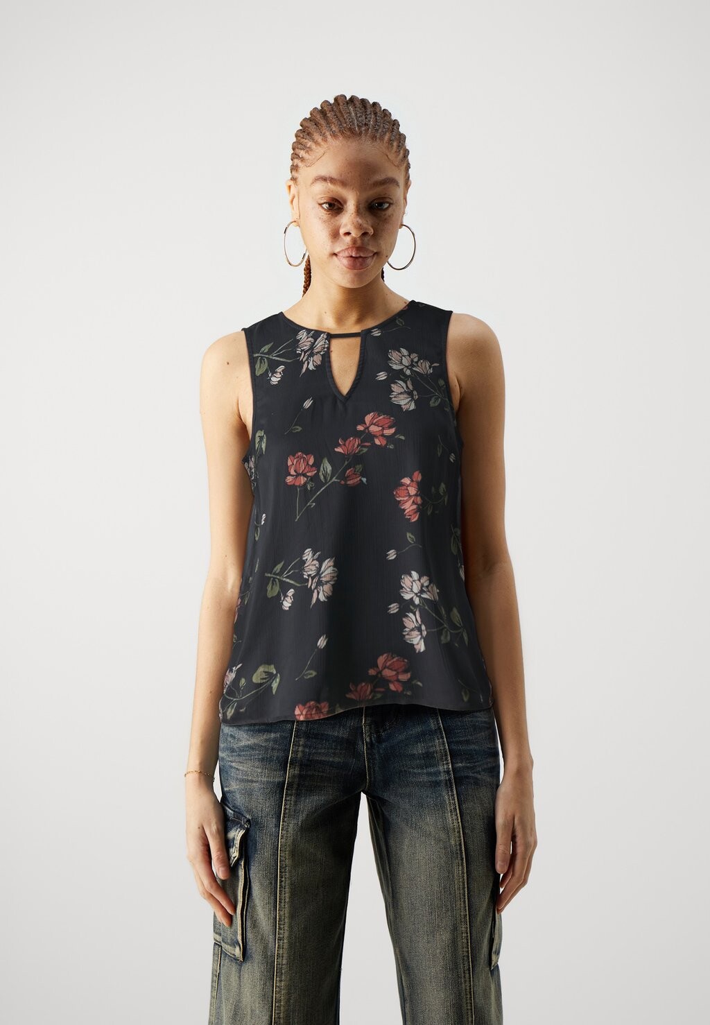 

Блуза VMSMILLA Vero Moda, черный