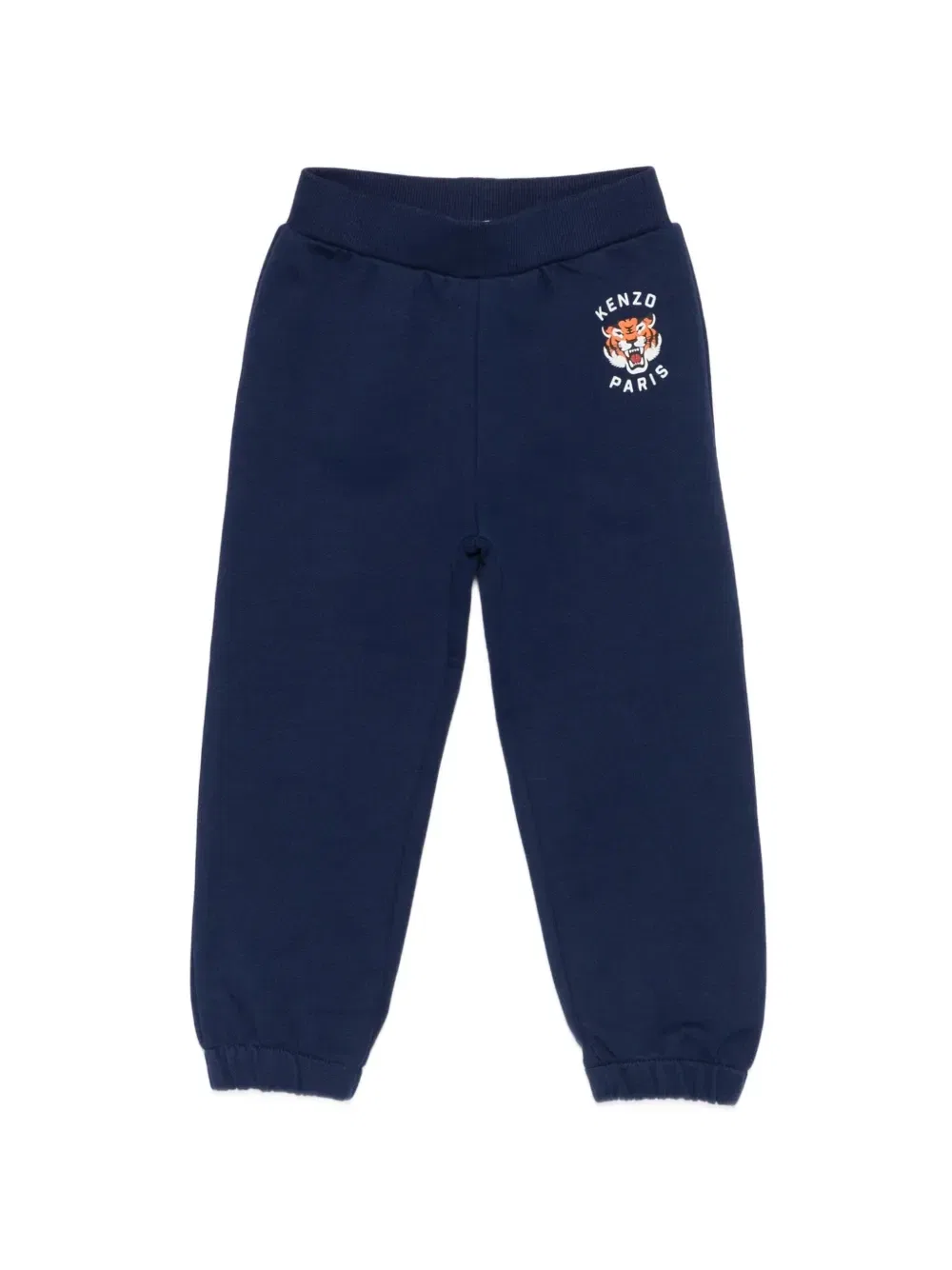 Спортивный костюм с тигровым принтом (комплект из двух предметов) Kenzo Kids, синий — фото 3