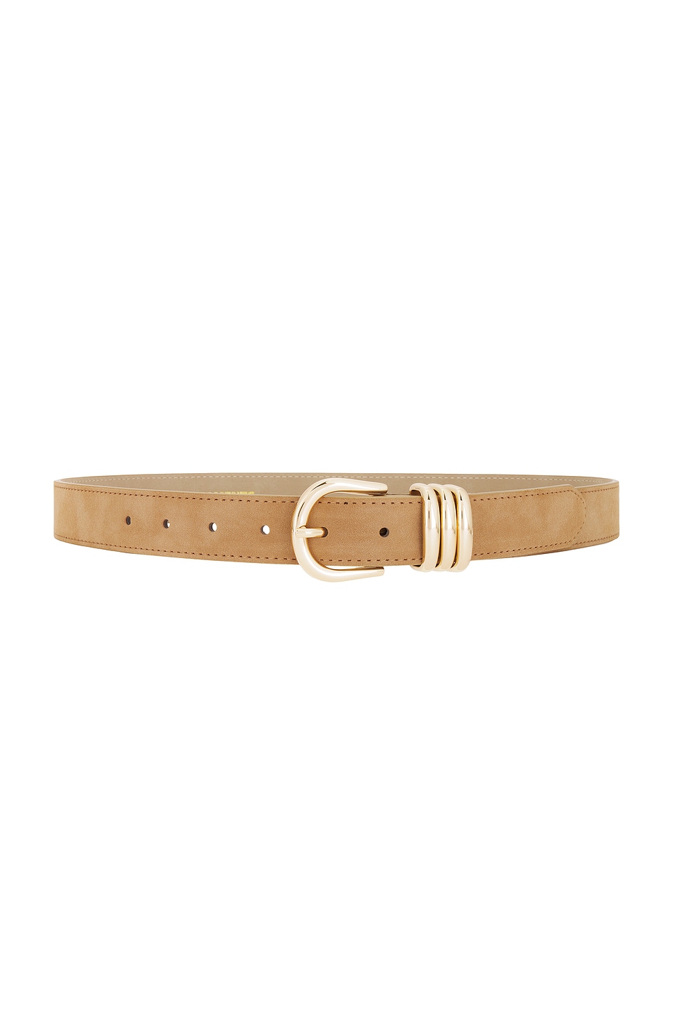 

Полированный ремень Petit Moments, tan suede & gold