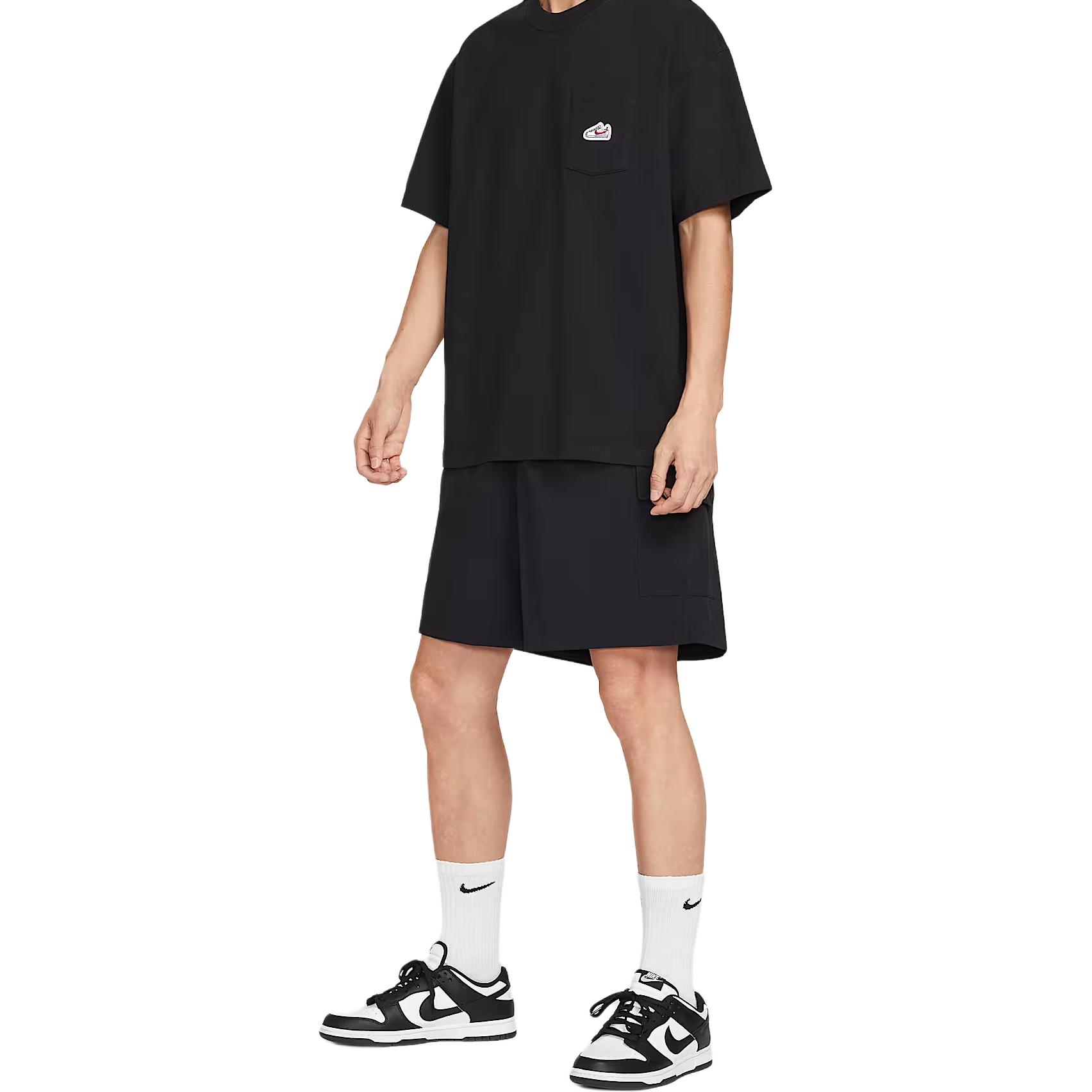 Шорты Club AS UTILITY SHORT повседневные мужские Nike, черный — фото 4