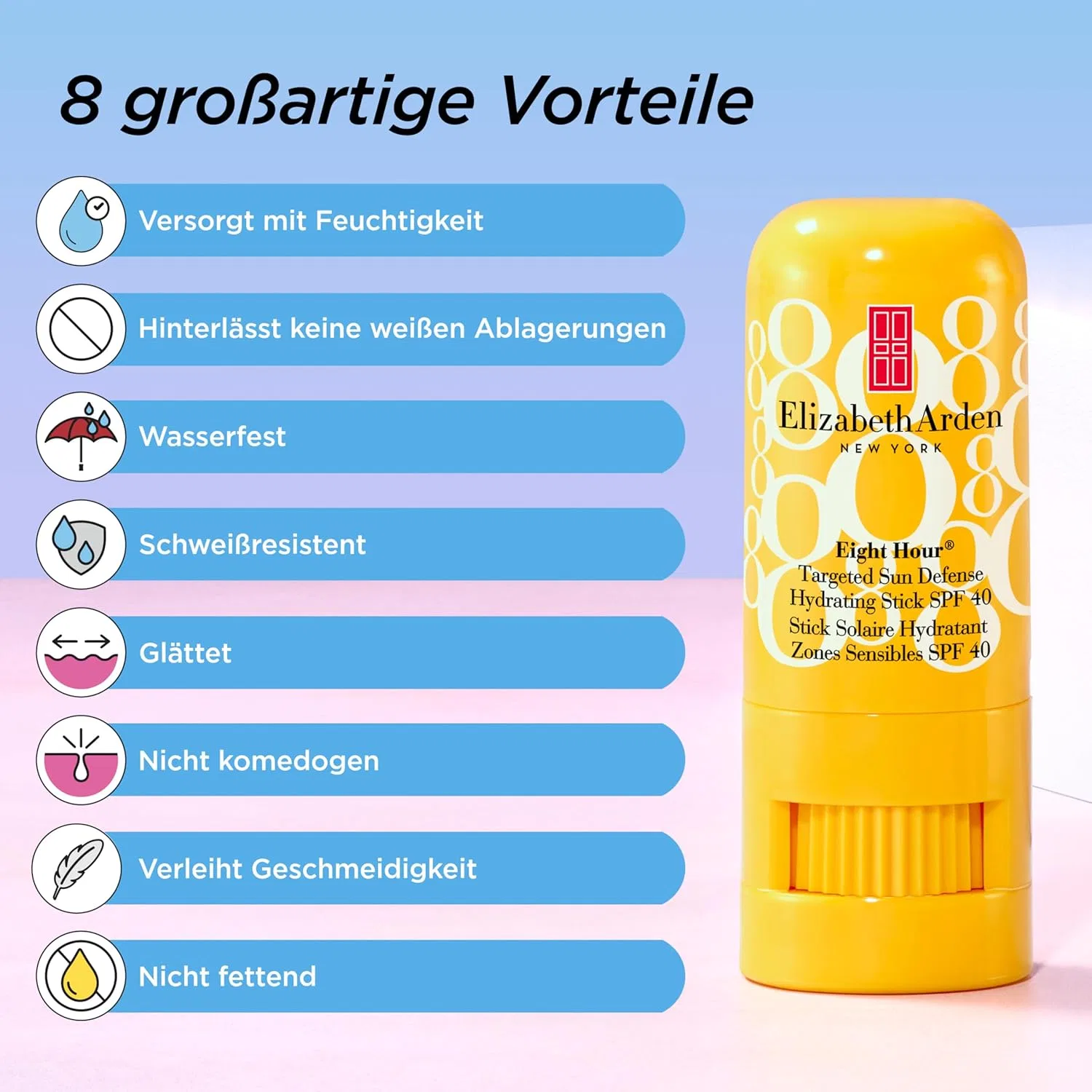 Солнцезащитный стик Elizabeth Arden Eight Hour SPF 40, 9 мл Elizabeth Arden — фото 3