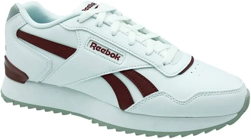 Кроссовки Reebok Unisex Glide Ripple Clip, белый/серый/бордовый