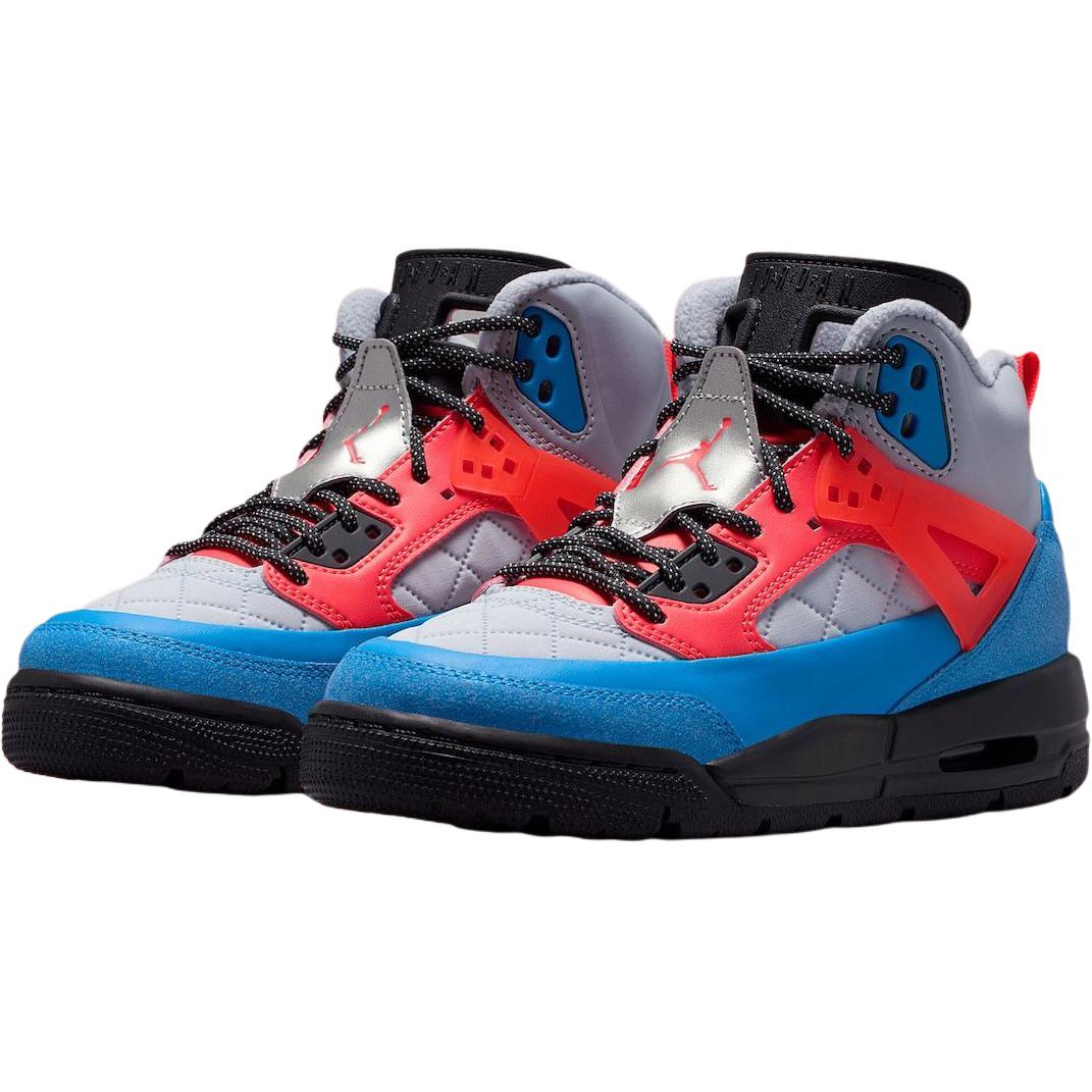 Jordan Spizike Thermal Mid top детские баскетбольные кроссовки Blue для подростков — фото 4