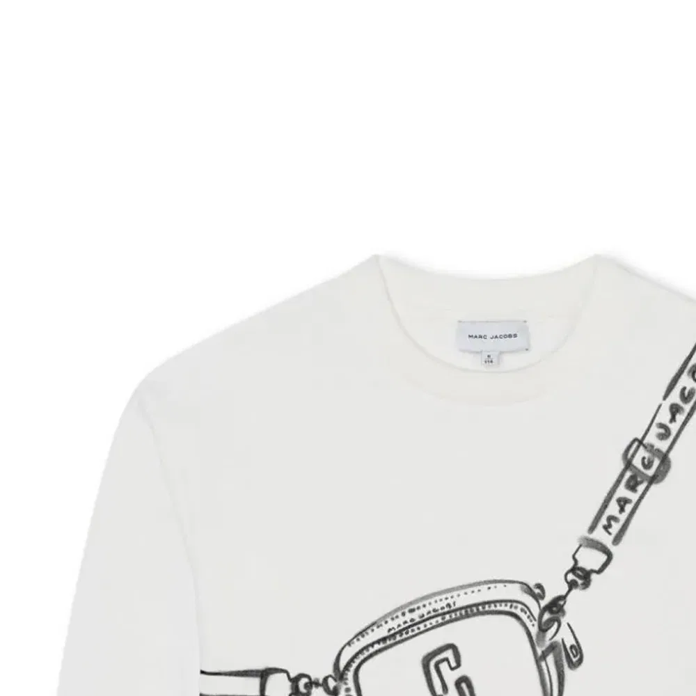 Свитшот FW23 White Kids' MARC JACOBS — фото 4