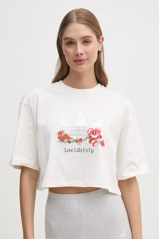 

Футболка Nelson Adidas Originals, бежевый