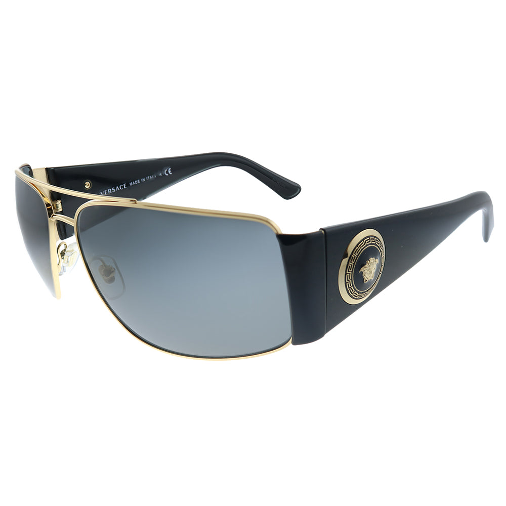 

Versace VE 2163 100287 Унисекс-авиаторы солнцезащитные очки, золотой