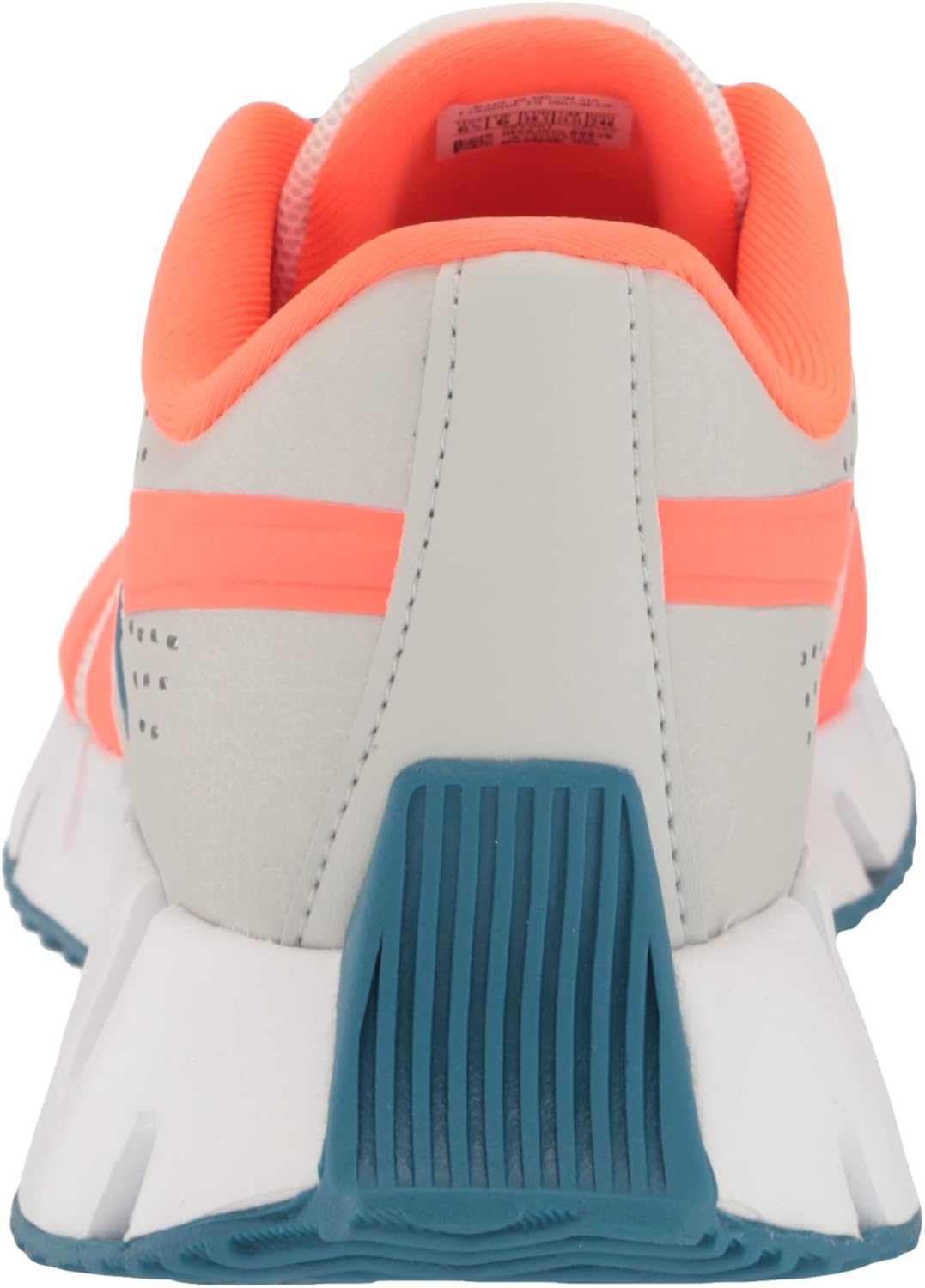 Детские кроссовки Reebok Zig Dynamica 2.0 для девочек (старший возраст), синий/оранжевый/серый/стальной — фото 3