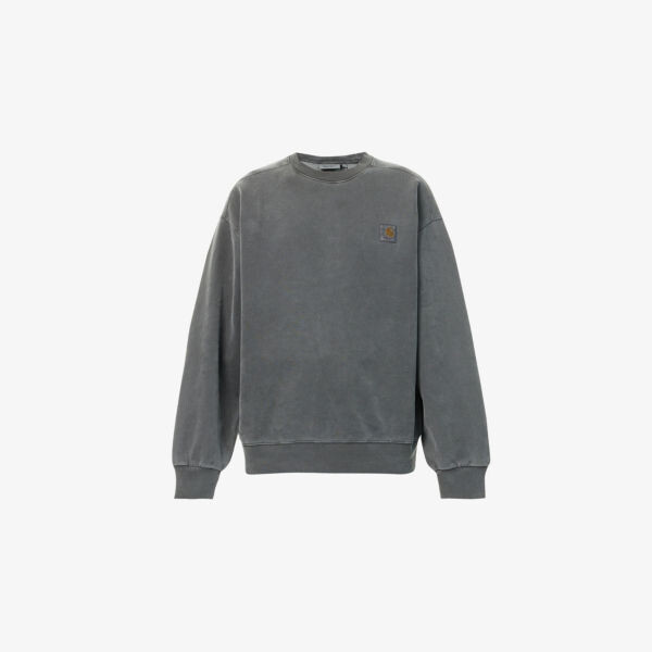 

Хлопковый джемпер с нашивкой-логотипом Vista Carhartt Wip, черный