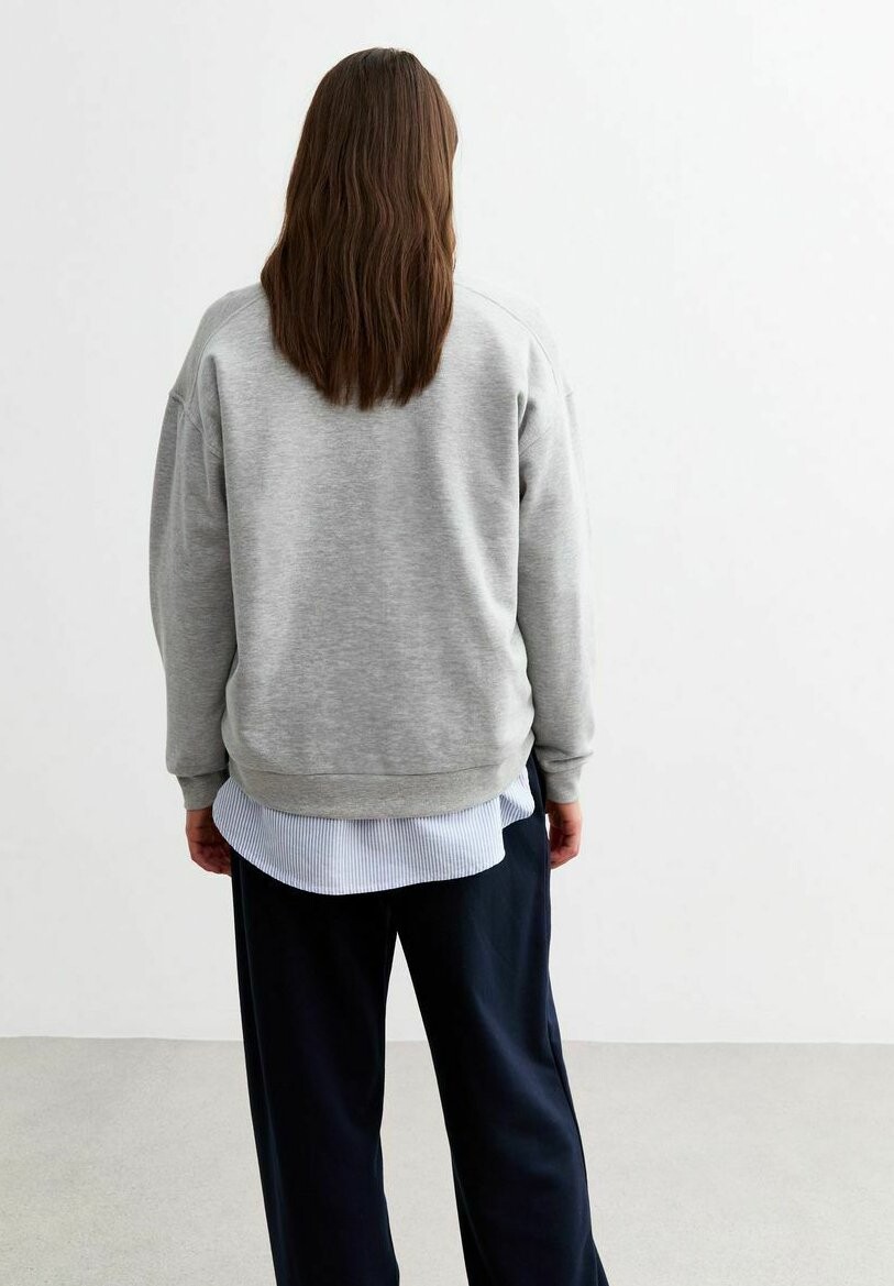 

Толстовка HALF ZIP CREST New Look, серый