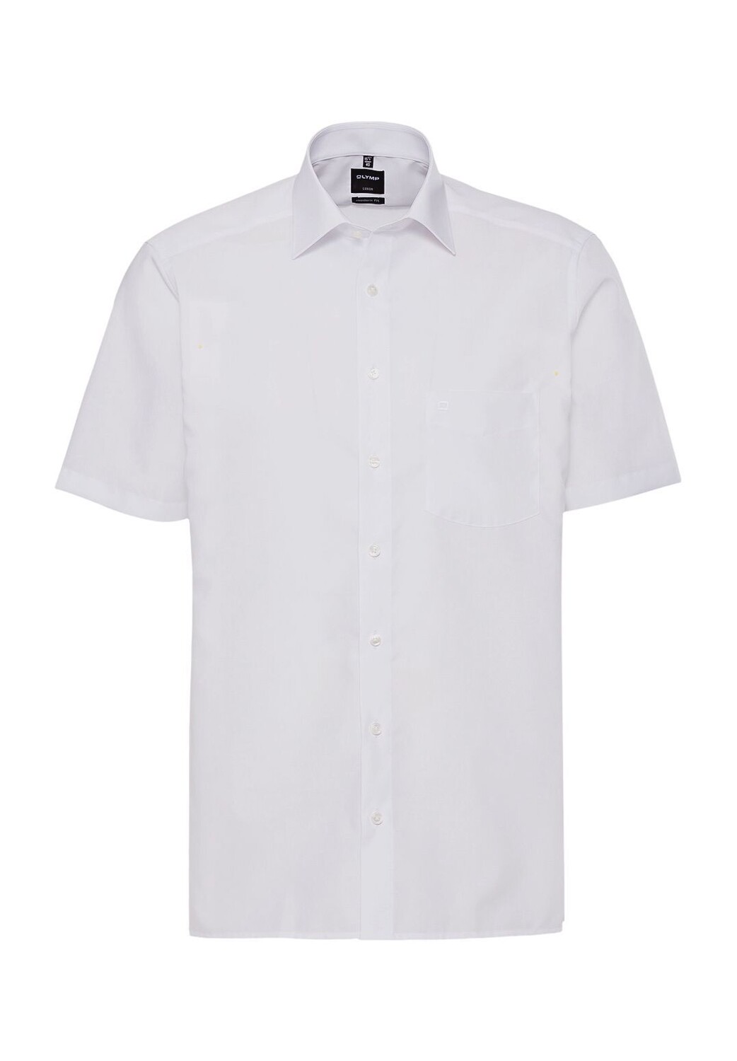 

Деловая рубашка Luxor, короткий рукав, современный крой, воротник Кент, мужская OLYMP, белый