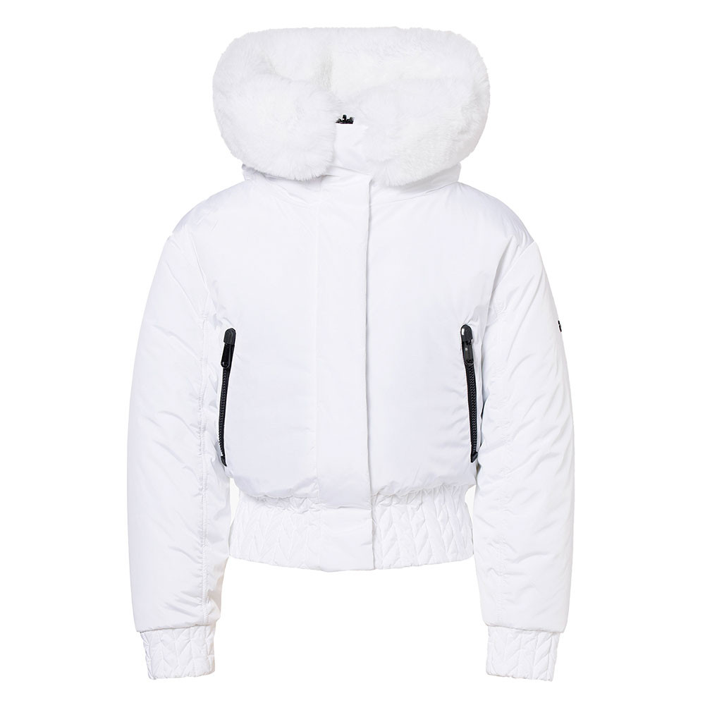 

Двусторонняя утепленная лыжная куртка Goldbergh Indira с искусственным мехом (женская), White