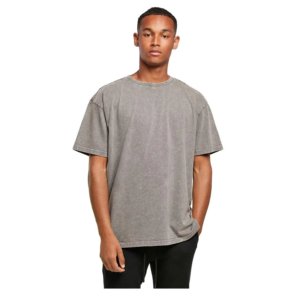 

Футболка с коротким рукавом Build Your Brand Acid Washed Heavy Oversized, серый