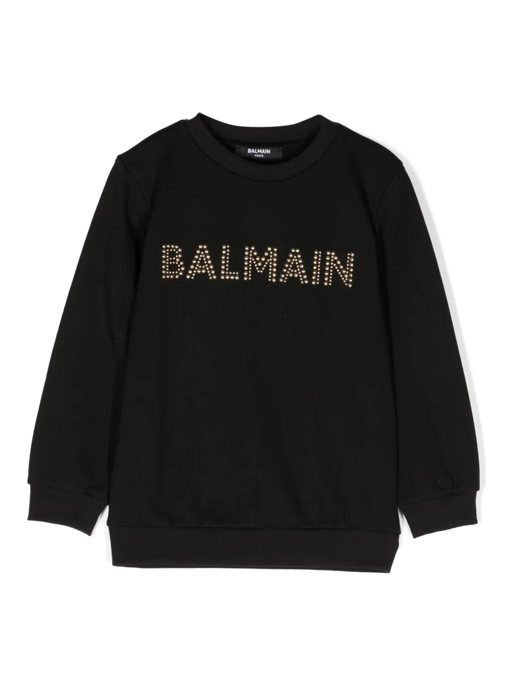

Толстовка с логотипом Balmain Kids, черный