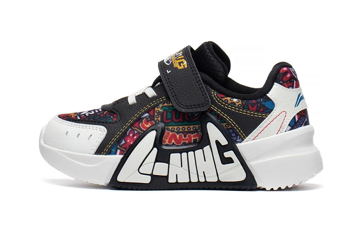 Кроссовки LINING YOUNG Kids Lifestyle Shoes PS Low-top Black/white
